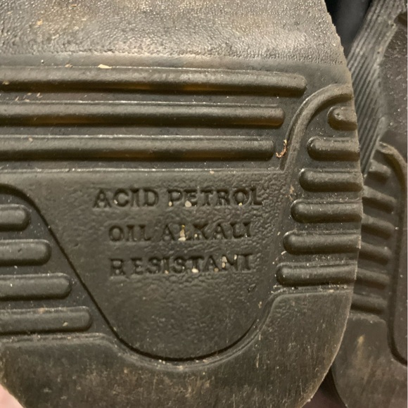 Dr Martens Black LEATHER Emmeline BOOTS Combat Ladies size 6 US / 37 EU Lace-up - Picture 6 of 11